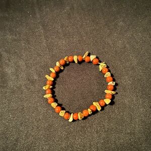 Red & Picture Jasper Bracelet